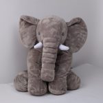 MorisMos Plush Stuffed Elephant Animals Toy for Children Grey 24 inches