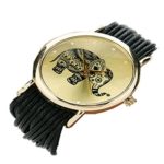 ABC® New National style Elephant Rope Winding bracelet Watch