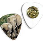 Elephants Elephant Logo Guitar Pick Badge (GD)