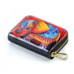 Credit Card Holder – Lizimandu Womens RFID Blocking Spacious PU Zipper Security Credit Card Wallet Small Coin Purse(Elephant)