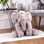 LACALA Large/Big Stuffed Animals Soft Elephant Plush Toy, Gray 24 Inch,for Children/Boys/Girls/Christmas/Valentine