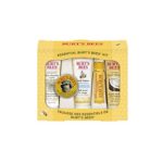 Burt’s Bees Essential Everyday Beauty Gift Set,  5 Travel Size Products – Deep Cleansing Cream, Hand Salve, Body Lotion, Foot Cream and Lip Balm