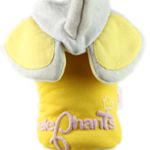 MaruPet Dog Sugar-loaf Warm Popular Coton Acrylic Long Nose Elephants Cute the Latest Version Pet Cloth Relaxation Thicken Sweet Deep Yellow XS