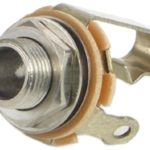Switchcraft 11 Mono Female 1/4-Inch Jack with Nut and Washer, Nickel Finish