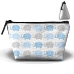 BINGOZZ Funky Elephant Cute Travel Cosmetic Bag Pencil Case Pouch Toiletry Bag For Women