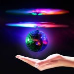 Geekercity Mini Flying RC Drone Helicopter Infrared Induction LED Remote Ball Mini Aircraft Toys for Kids Teenagers Children