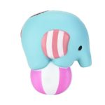 Inkach Cute Elephant Slow Rising Squeeze Squishy Scented Toy for Kids Stress Relief Gift (Multicolor)