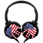 Flag Elephant Stereo Gaming Headphone Rotation Axis Design Bass Surround Lightweight PC Headset Wired Headphones