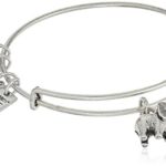 Alex and Ani Charity By Design, Elephant II Rafaelian Silver Bangle Bracelet