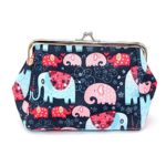 Kigurumi Coin Purse Elephant For Women and Girl Clutch Pouch Wallet Value-Blue