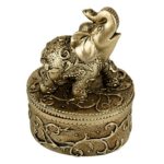 Evelots Elephant Jewelry Box Organizer, Keepsafe Trinket Box