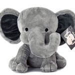 KINREX Elephant Plush – Measures 9 Inches – Grey – Stuffed Animal – Baby Toy