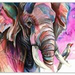 TuMeimei Non-Slip Rubber Mouse Pad? Beautiful watercolor elephant mouse pad (9.5 inch x 7.9 inch)