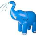 BigMouth Inc Ginormous Inflatable Blue Elephant Yard Summer Sprinkler, Stands Over 6 Feet Tall, Perfect for Summer Fun