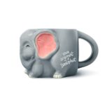 Luckyoo ‘Your Argument is Irrelephant’ Elephant Ceramic Mug