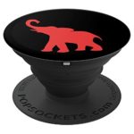 Red Elephant Black – PopSockets Grip and Stand for Phones and Tablets