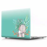 HRH Cute Elephant Green Design Laptop Body Shell Protective PC Hard Case Apple MacBook Air 11″ 11.6 inch (Models: A1370 A1465)
