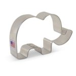 Cute Elephant Cookie Cutter – 4.13 Inch – Ann Clark – US Tin Plated Steel