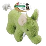 Ethical Pet Vermont Fleece Dog Toy, 10-Inch, Elephant, Assorted
