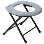 Green Elephant Folding Commode Portable Toilet Seat – Porta Potty and Commode Chair – Comfort Chair Perfect for Camping, Hiking, Trips, Construction Sites, and More