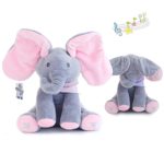 Flappy Ear Lena The Elephant Peek-a-boo Interactive Sing and Play Plush Toy for Baby