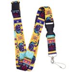 Colorful Elephant Premium Lanyard by Limeloot