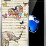 Case for iPhone 7 Elephant/Case for iPhone 8/IWONE Designer Non Slip Rubber Durable Protective Skin Cover Shockproof Compatible for iPhone 7/8 Vintage Funny Cute Elephant Design Pattern Animal
