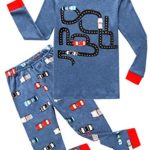 Family Feeling Truck Little Boys Kids Pajamas Sets 100% Cotton Pjs Toddler