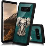 Ademen Samsung Galaxy Note 8 Case, Cute Baby Elephant Design Hard PC Soft Silicone Protective Durable Shockproof Case For Samsung Galaxy Note8