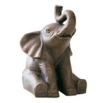 Happiness Good Luck Elephant Statue, Home Garden Decor Indoor / Outdoor Use, Home Décor Elephant Sculpture, Unique gifts Idea.
