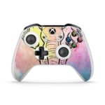 Sacred Elephant Watercolor – Protective Vinyl DesignSkinz Decal Sticker Skin-Kit for the Microsoft Xbox ONE / ONE S Controller