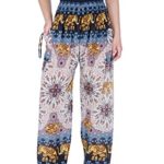 Lannaclothesdesign Women’s Elephant Print Harem Pants S M L XL XXL Size