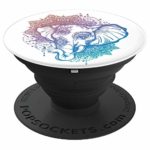 Elephant popsocket decorative pattern tattoo mandala – PopSockets Grip and Stand for Phones and Tablets