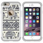 iPhone 6s Case, MagicSky [Shock Absorption] Studded Rhinestone Bling Hybrid Dual Layer Armor Defender Protective Case Cover for iPhone 6 (2014) / iPhone 6s (2015) – Elephant
