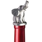 Stainless Steel Elephant Wine Aerator Pourer – Deluxe Decanter Spout for Robust Red and White Wine – Pour Amore Bottle Pourer/Stopper & Air Diffuser by Chris’s Stuff
