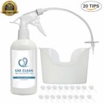 Ear Washer Bottle Kit, Ear Wax Cleaning System That Removes Earwax, Includes Bottle, Basin & 20pc Tips