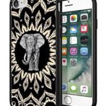 Matcase for iPhone 6 Case iPhone 6S Case – Mandala Elephant Hard Clear Transparent Anti Scratch Resistance with Full Protection TPU Bumper Designer Case