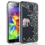 Galaxy S5 Case. SYONER [Scratch Resistant] Ultra Slim Clear Phone Case Cover for Samsung Galaxy S5 [Elephant]
