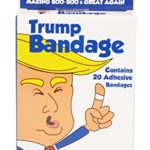 Fairly Odd Novelties Donald Trump Full Color Novelty Adhesive Bandages – Making Boo Boo’s Great Again