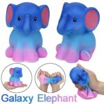 Gocheaper Squishy Toy,Squishy Jumbo Galaxy Elephant Soft Slow Rising Cream Scented Stress Relief Toy Gift (A)