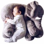 Sooften Stuffed Elephant Plush Toy 24 inch/60cm Gray