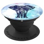 Cool Ocean Blue Paisley Cute Elephant Pop Phone Mount Socket – PopSockets Grip and Stand for Phones and Tablets