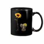 You Are My Sunshine Elephant Black Unique Ceramic Coffee/Tea/Cocoa Mug Great Office & Home Cup Lovers Cool Birthday Best Souvenirs Perfect Gift