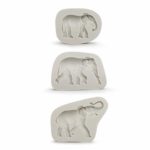 Elephant Chocolate Mold, Beasea Elephant Silicone Cupcake Mold Candy Mold for Party Holiday Cake, Soap, Ice Cube, Gummy, Cookie, Biscuit Decoration
