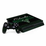 Skinit Milwaukee Bucks Elephant Print PS4 Slim Bundle Skin – Officially Licensed NBA Gaming Decal – Ultra Thin, Lightweight Vinyl Decal Protection