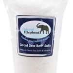 Dead Sea Salt Coarse Grain 10 lb (4.5 kg) by Natural Elephant 100% Natural & Pure for Psoriasis Eczema Acne & Other Dermatological Needs