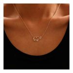Barogirl Lovely Animal Pendant Necklace Elephant Necklace for Women and Girls YNC315