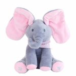 Floppy The Peekaboo Elephant, Interactive Plush Toy Sings & Plays Peek-A-Boo, The Hottest Baby Toy of 2019!