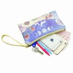 Women’s Animal Canvas Coin Purse Zipper Pouch Wallet Change Cash Cellphone Bag Wristlets Great Birthday Gifts