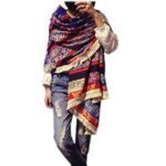 Women’s Boho Bohemian Soft Blanket Oversized Fringed Scarf Wraps Shawl Sheer Gift